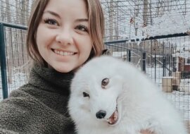 Pewna miła dziewczyna uratowała lisy, które były „żywymi eksponatami”