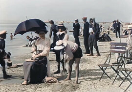 Jak odpoczywali nad wodą w przeszłości: zdjęcia historyczne