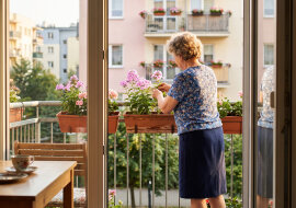 Syn zamontował mi w przedpokoju kamerę - "bo sama jesteś, mamo, jakbyś upadła, od razu widzimy". W niedzielę synowa zapytała przy obiedzie, kto to był ten pan z kwiatami w czwartek i czy "często tak przychodzi"