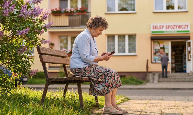 Brat zamontował w mieszkaniu mamy kamery - "będzie bezpieczniej, mamo, wszystko widzę w telefonie". Mama dzwoni teraz do mnie tylko wtedy, kiedy wychodzi po chleb. Z ławki przed sklepem, szeptem