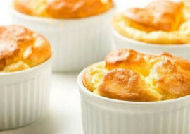 Szybki suflet z twarogu. Lekki i smaczny deser