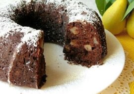 Czekoladowa babka gruszkowa - mój ulubiony przepis wypieku do herbaty