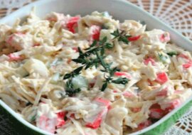 "Syrenka" - bardzo prosta, ale smaczna sałatka