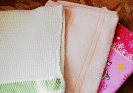 Olej roślinny w walce o czystość ręczników kuchennych. Japoński sposób