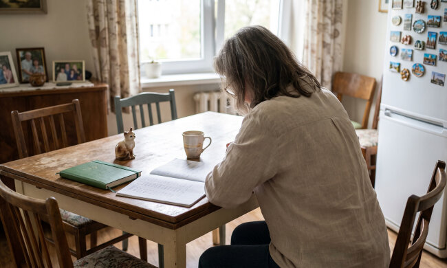 Mama po udarze mieszka u brata. W zeszycie przy lodówce brat zapisuje: paliwo do lekarza, pampersy, godziny opieki po dwadzieścia złotych. Mama myślała, że to lista zakupów