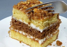 Miękkie i pyszne ciasto domowe