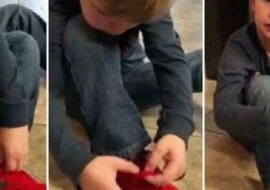 5-latek wymyślił genialny sposób na zawiązanie sznurówek