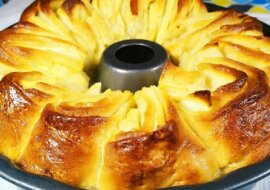 Odrywane ciasto z jabłkami. Pycha