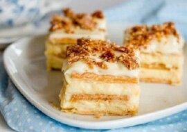 Torcik krakersowy. To pyszne, przekładane ciasto