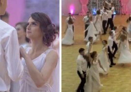 Niesamowity i niezwykle efektowny Walc polskich maturzystów z Białej Podlaskiej 2020. Wideo