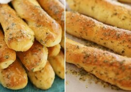 Przepis na grissini czosnkowe. Pycha