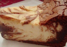 Zapiekanka z twarogu i czekolady „Marmur”. Po prostu pychota