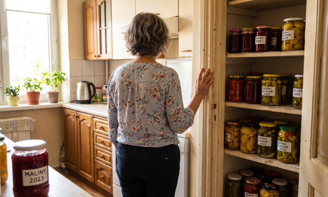 Brat powtarzał, żeby nie przyjeżdżać, bo mama po udarze źle znosi gości. W sobotę przyjechałam bez zapowiedzi. W spiżarni czekały podpisane słoiki - odkładała dla mnie od wiosny, bo brat mówił jej, że to ja nie mam czasu
