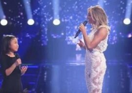 Wielka gwiazda zapytała małą dziewczynkę, czy ta może zaśpiewać "You Raise Me Up". Już kilka sekund później miałam na ciele gęsią skórkę