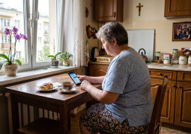 Dwa lata temu na prośbę córki zamieniliśmy się mieszkaniami. W czwartek wnuk pokazywał mi na tablecie, jak szukać używanej pralki. W reklamie na dole portal pokazał moje dawne mieszkanie: "sprzedam, po remoncie, wolne od zaraz".