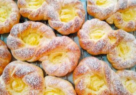 Zawijane waniliowe bułeczki. Pycha