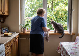 Syn zostawił mi kota "tylko na czas przeprowadzki, mamo, dwa tygodnie". To było przed Wielkanocą. Kupuję już szósty worek żwirku. W niedzielę wnuczka powiedziała przy obiedzie, że tata Filemona nie zabierze, "bo w nowym mieszkaniu są jasne kanapy"