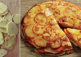 Przepis na wielowarstwowe ciasto ziemniaczane. Pycha