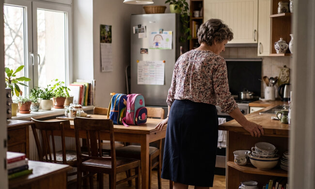 Od września odbieram troje wnuków ze szkoły, obiady, w czwartki basen - córka z zięciem «oboje na etatach». Na zebraniu usiadła obok mnie babcia Stasia i zapytała, ile biorę, bo ona od swojej córki dostaje osiemset, «i to jeszcze po rodzinnemu»