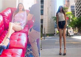 Dar natury: dziewczyna ma jedne z najdłuższych nóg na świecie