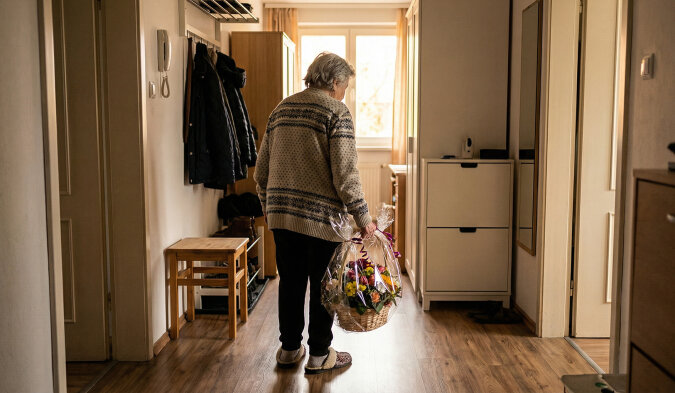 Trzydzieści lat pracowałam w fabryce, żeby dzieci miały lepiej. Na moje siedemdziesiąte urodziny złożyli się na kosz kwiatów z dostawą
