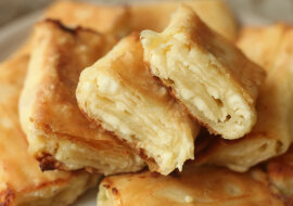 Przepis na bułeczki twarogowe z lawaszem. Pycha