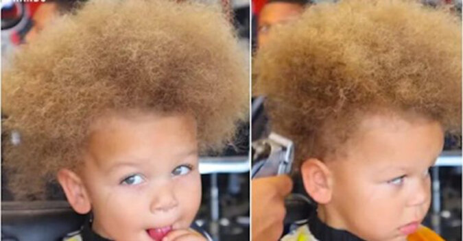 Przemiana „dmuchawca”: stylista zmienił fryzurę 2-letniego dziecka i teraz jest stylowym chłopcem