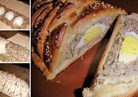 Pieczeń rzymska z jajkiem. Jest bardzo obfita i delikatna