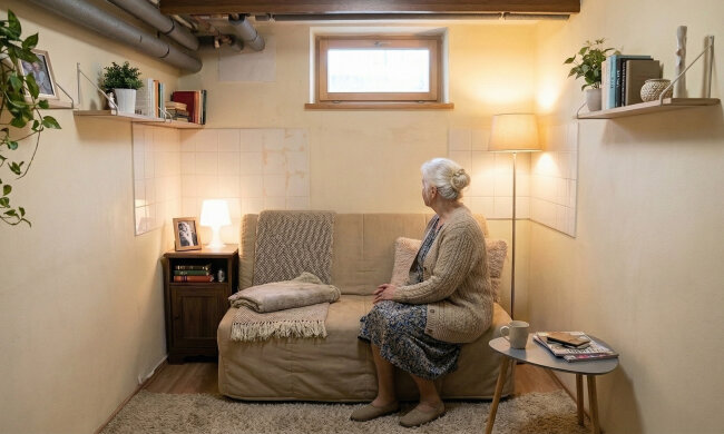 Córka namówiła mnie, żebym sprzedała mieszkanie i dołożyła jej na dom z ogrodem. Miałam mieć swój pokój i spokojną starość. Pokój jest - przerobiony z pralni