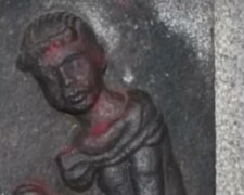Wizerunek rowerzysty znaleziony na ścianach starożytnej świątyni