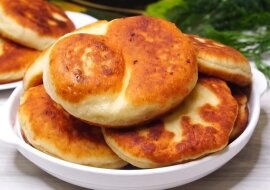 Placki twarogowe z powietrzem