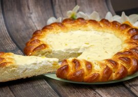 Ciasto twarogowe „Warkocz” - jest przewiewne i bardzo miękkie