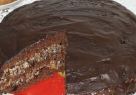 Suszone śliwki w czekoladzie. Ulubione ciasto mojej rodziny