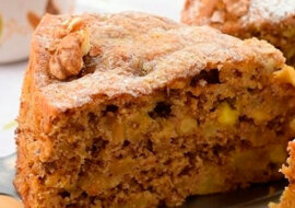 Niesamowite ciasto jabłkowe z orzechami. Szybko i smacznie