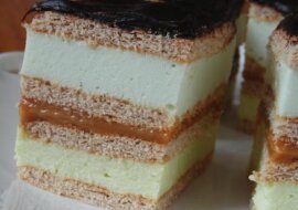 Ciasto 3 Bit. Popularne, smaczne ciasto bez pieczenia. Po prostu pychotka