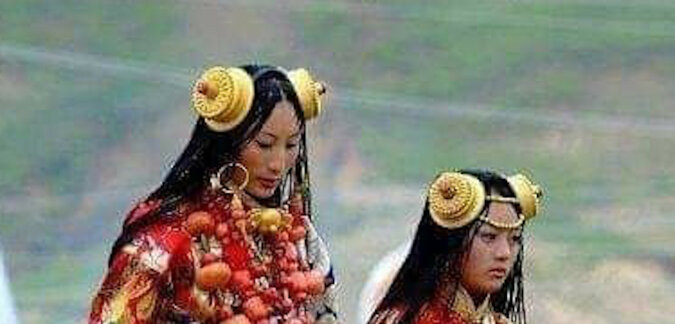 Zapierające dech w piersiach stroje tybetańskich kobiet
