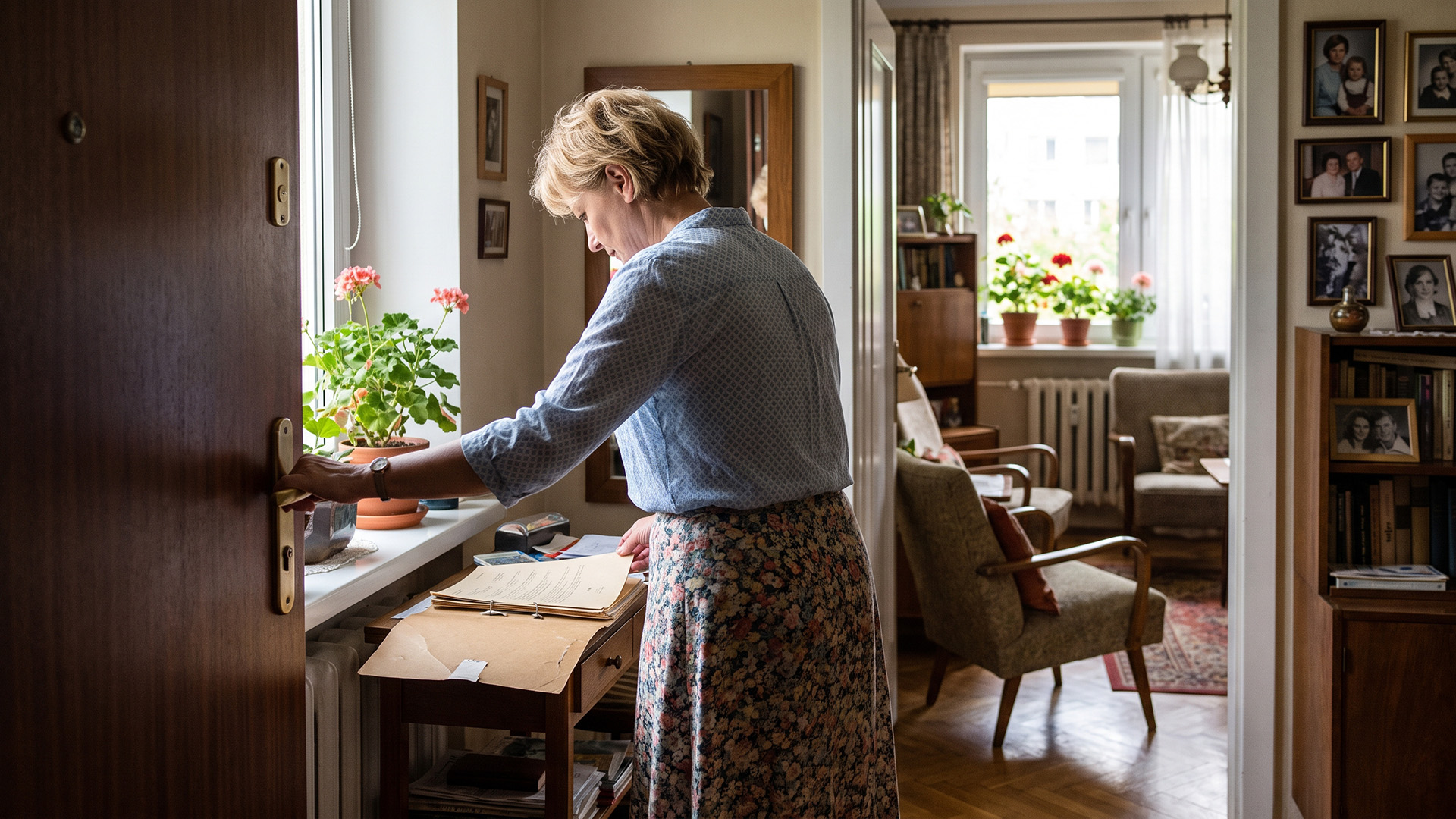 Na wigilii, przy dwunastu osobach, siostra podniosła toast "za spokój, bo sprawa mieszkania mamy wreszcie załatwiona". Zapytałam, jaka sprawa. Zrobiło się cicho. Mama nie podniosła głowy znad talerza
