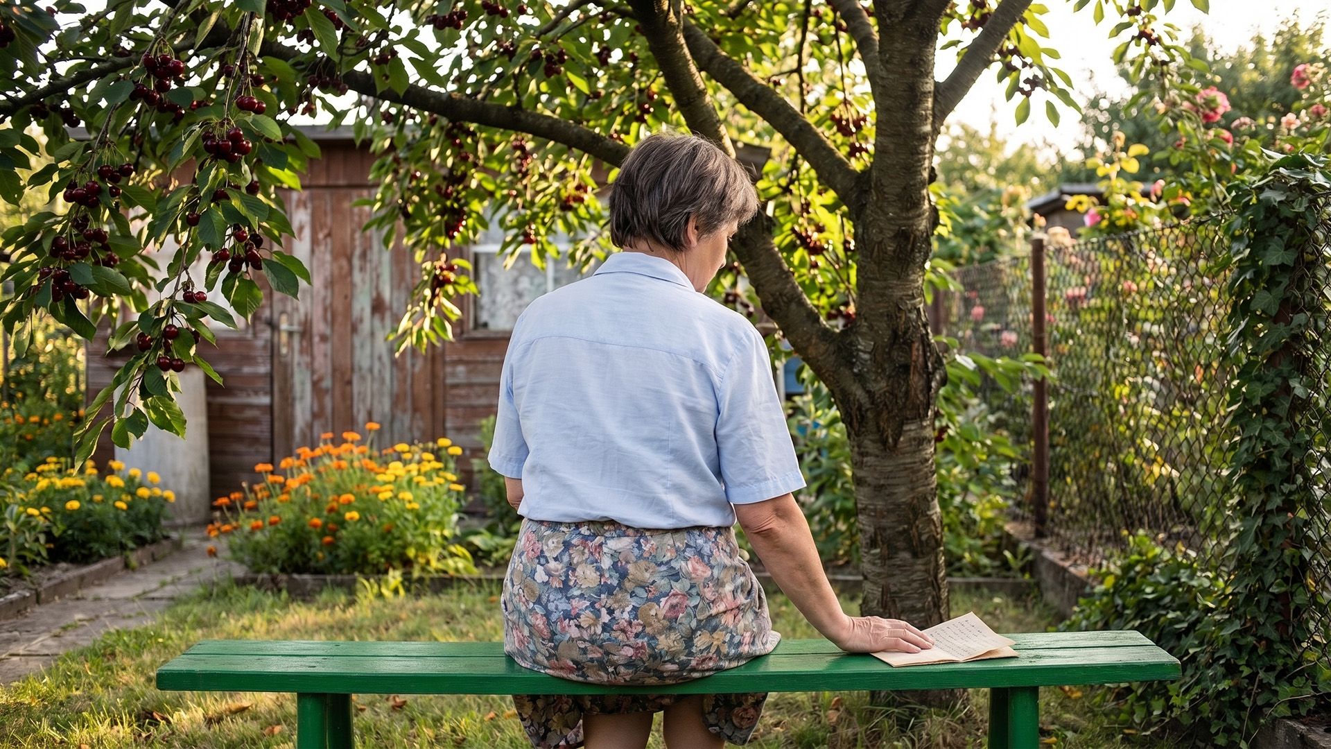 Z Tadeuszem z działki obok jesteśmy razem od wiosny - dwoje wdowców, wspólne grządki, jeden parasol. W lipcu przyjechała jego córka "porozmawiać": żebym pamiętała, iż domek taty to ich przyszły spadek