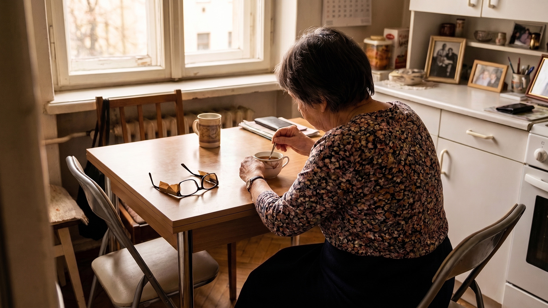 Mama mieszka u brata od wiosny - "po co jej samej w bloku". W lipcu poprosiła cicho, żebym zamówiła jej nowe okulary, bo stare skleja taśmą. Przy herbacie wyszło, iż emeryturę Wojtek co miesiąc "odkłada jej na później"