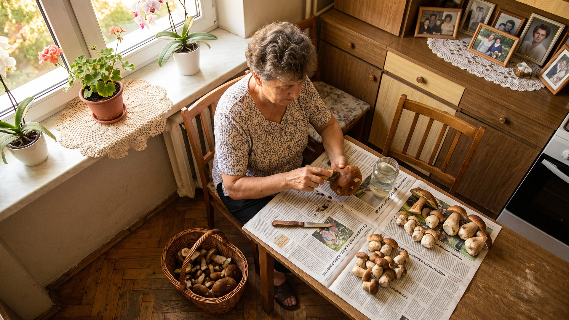 Syn od lat powtarza, żebym w moim wieku sama do lasu nie chodziła, "bo się zgubisz, mamo". Przez wrzesień punkt skupu przy szosie przyjął ode mnie czterdzieści kilo podgrzybków, pierwsza klasa. Pan przy wadze zapytał, gdzie takie rosną