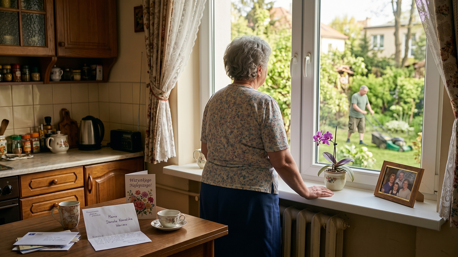 Kiedy córka się rozwodziła, kazała mi "zapomnieć o Grześku". Grzesiek i tak co sobotę kosi mi trawę, w zimie odśnieża podjazd, a na Wielkanoc przyjeżdża z wnukami. Córka dzwoni na imieniny